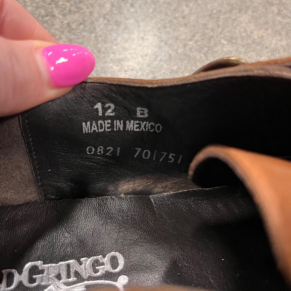 NIB Old Gringo Edwine Oxford Strap Saddle Sz 12 - Picture 2 of 12
